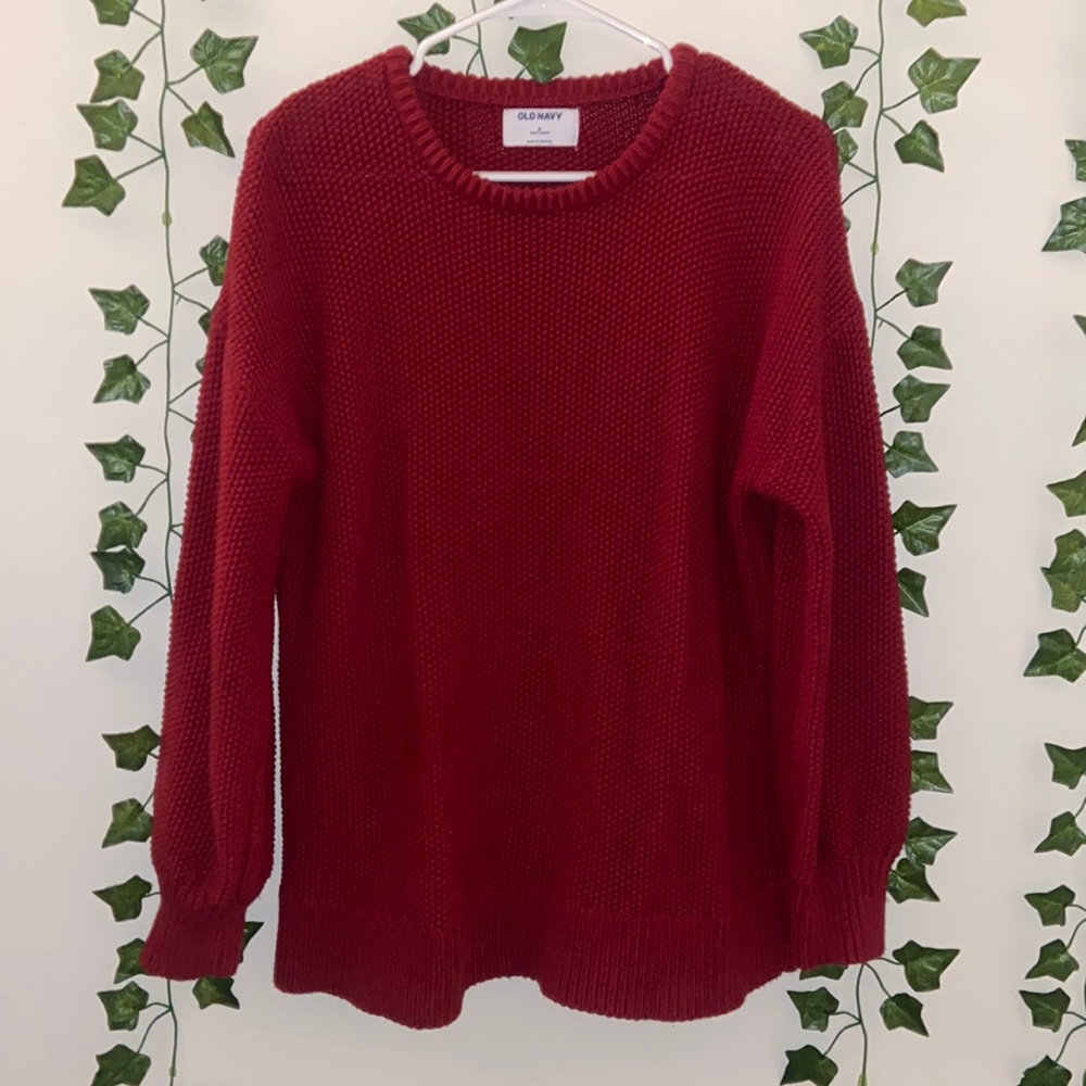 Old Navy Red Sweater Medium